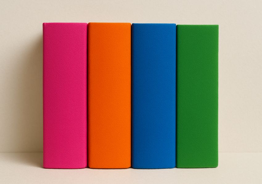 event image:Llibres de diferents colors